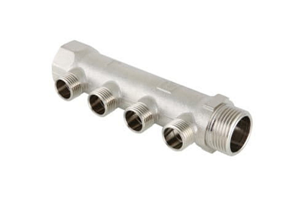 Коллектор резьбовой AQUALINK ДУ 3/4x3/4x1/2x4 (02423) (1/2/40)