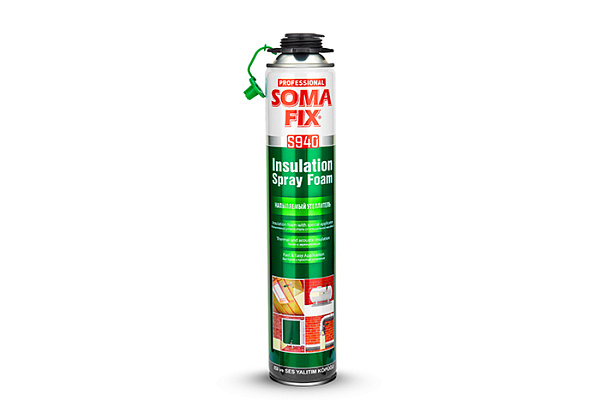 Утеплитель напыляемый SOMA FIX (пена спрей) 850мл Турция S940