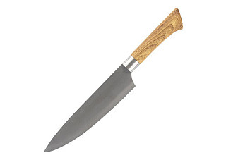 Нож с пластиковой рукояткой под дерево FORESTA поварской 20см 1/12 (103560)