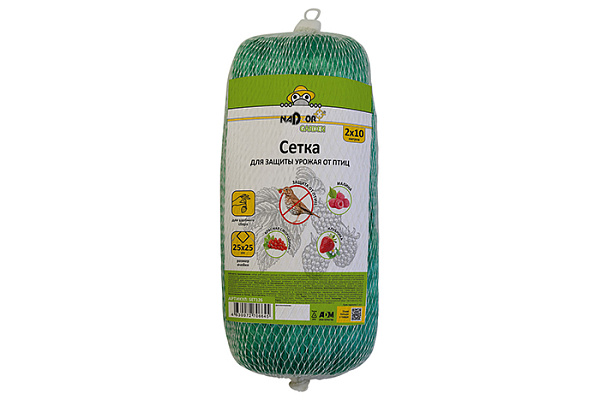 Сетка для защиты урожая от птиц NADZOR Garden (25 х 25мм 2 х 10м) SET126 (12/48)