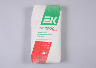 Клей для плитки ЕК 2000 (25,0кг)