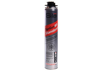 Пена монтажная SILA PRO TOPGUN 65 STANDART, ЗИМА, профессиональная 850мл