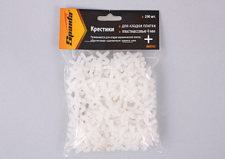 Крестики для плитки пластмассовые 4,0мм 250шт (880765) (1/10/100)