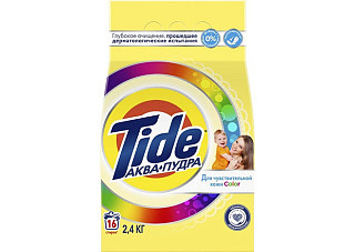 Порошок стиральный TIDE автомат для чувствительной и детской кожи 2,4кг (1/6)