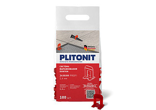 Зажим СВП PLITONIT PROFI SVP 1,4 мм пакет 100шт H008263 (372) (1/24)