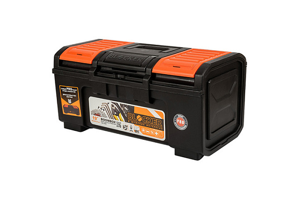 Ящик для инструментов Boombox 16" черный/оранжевый (BR3940ЧРОР)