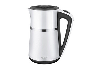 Чайник Centek CT-0028 (белый) 1,7л 2200Вт двойной корпус-сталь+пластик,двойная стенка, сохран. тепла