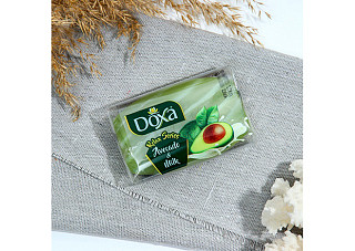 Мыло туалетное DOXA relax series avocado&milk 80г (1/72)