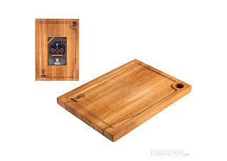 Доска разделочная прямоугольная 32x23x2 см Leonord дуб арт.986063