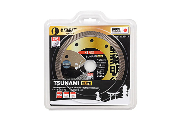 Диск алмазный KATANA TSUNAMI ELITE 125х22х1,2 mm, тонкий рез, для кафеля, керамогранита