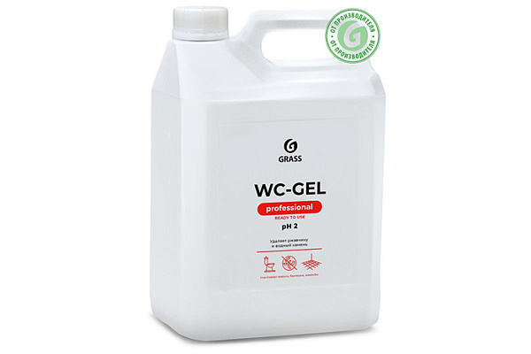 Чистящее средство для сантехники GRASS ws gel 5,3кг (125203) (1/4)
