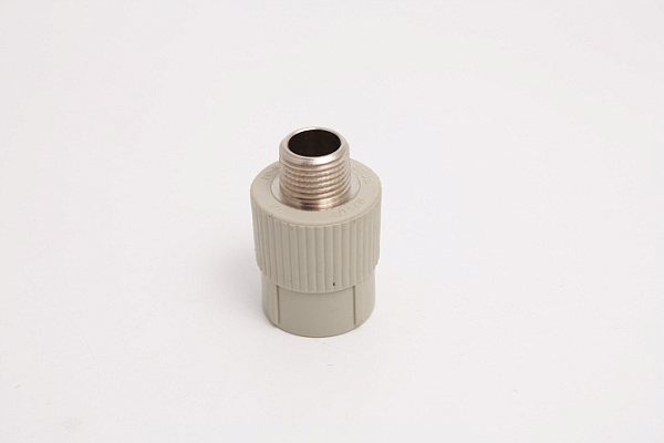 Муфта ПП комбинированная НР 25х1/2" Lammin СЕРЫЙ (150/25) 