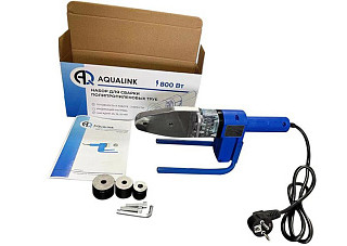 Сварочный аппарат для ППР труб AQUALINK 800Вт 20-32мм (04597) (1/10)