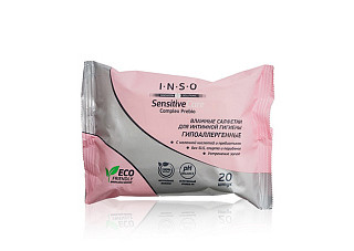 Салфетки влажные INSO sensitive care для интимной гигиены 20шт