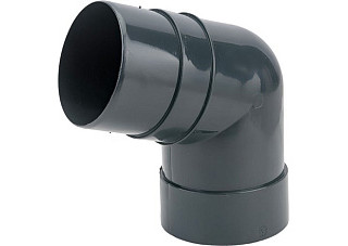 Колено 72 DOCKE Premium d=85мм ГРАФИТ (1/20)