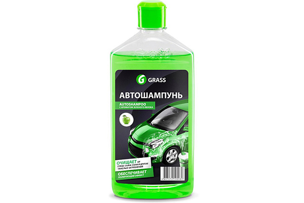 Автошампунь GRASS УНИВЕРСАЛ яблоко 1 л (111100-2) (1/12)