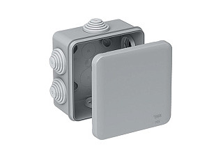 Коробка распределительная 100х100х50мм IP55 серая IMT35091 (121) 091