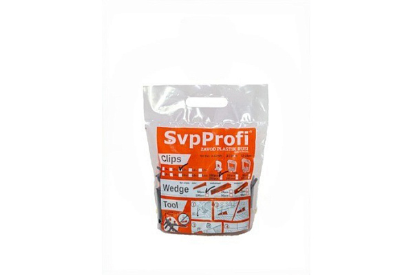 Набор СВП SVP-PROFI клин+зажим 1,4мм 50шт+50шт H011493 (680) (1/20)