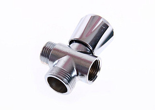 Кран шаровой 3-проходной для стир маш AQUALINK ДУ (1/2x1/2x3/4) Г/Ш/Ш (3968) (1/10/100)