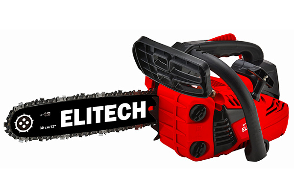 Бензопила ELITECH ПБ 2510Т (25.4см3, 0,75кВт/1,0л.с. ш-30см, 3/8, 1.3мм,44зв 3,8кг) E1611.009.00
