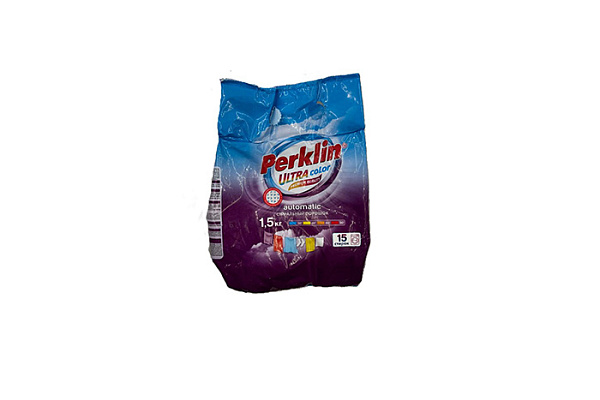 Порошок стиральный PERKLIN универсальный ultra color улучшенная формула 1,5кг (1/12)