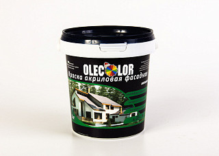 Краска ВД OLECOLOR фасадная (1,0кг)