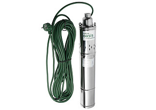 Насос скважинный винтовой OASIS SV-40/115 (1100Вт,D-4",Расход-40л/мин,Напор-115м,Глубина-80м) 026 