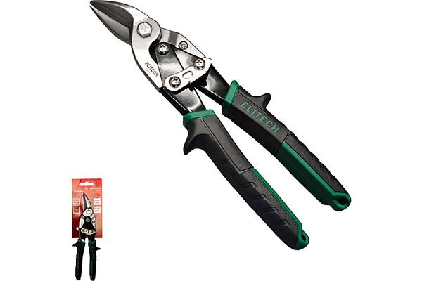 Ножницы по металлу ELITECH левые 254мм, CrMo, HRC 56-60 140103 (1/48)