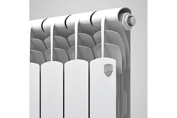 Радиатор Royal Thermo Revolution биметалл, белый (122вт, 350х80х6секц., 1,42кг)