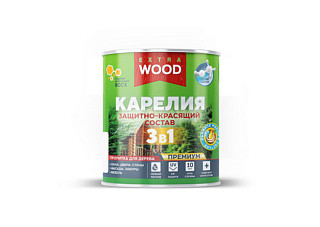 Защитно-красящий состав 3 в 1 FARBITEX PROFI WOOD EXTRA Карелия Дуб (0,75 л)
