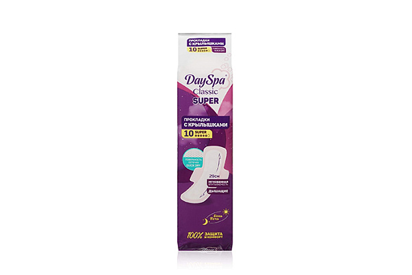 Прокладки DAY SPA classic dry женские гигиенические 10шт (335)