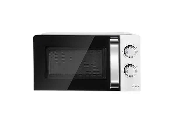 СВЧ Centek CT-1575 (Белый) 700Вт, 20л, 6 уровней мощности, подсветка, открывание ручкой