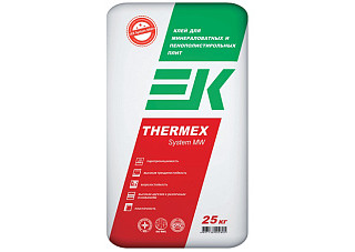 Клей для плитки ЕК THERMEX для экструдированного пенополистирола (25,0кг)