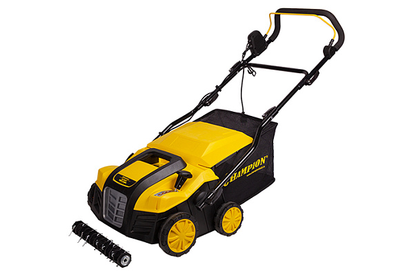 Скарификатор электрический CHAMPION ESC1840 (1800Вт. 400мм. 55л. 12кг. 2в1) ESC1840