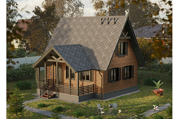 Сайдинг DOCKE Premium Софит сплошной ШОКОЛАД 3000х305мм, 0.92м² (1/16)