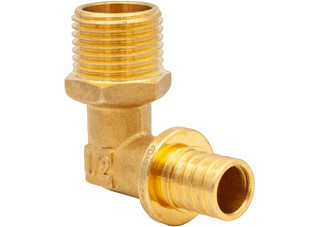 Уголок аксиальный AQUALINK 16мм х 3/4" нар 2,2мм (01024) (1/10/140)