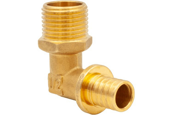 Уголок аксиальный AQUALINK 16мм х 3/4" нар 2,2мм (01024) (1/10/140)