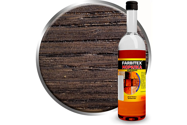 Морилка FARBITEX неводная палисандр, стекло (0,5л/0,42кг)