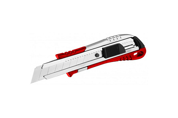 Нож ELITECH 18мм, ABS пластик, цинк 410301 (1/12)