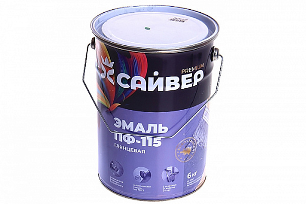 Эмаль ПФ 115 Сайвер голубая ( 5,0кг)