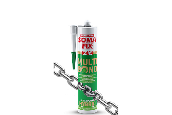 Клей SOMA FIX (гибридный MULTI BOND, белый) 290мл Турция S545