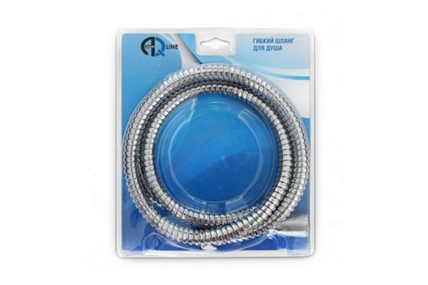 Шланг для душа AQUALINE конус имп 1/2"+имп 1/2" длина 1,5 м в блистере (01534) (1/50)