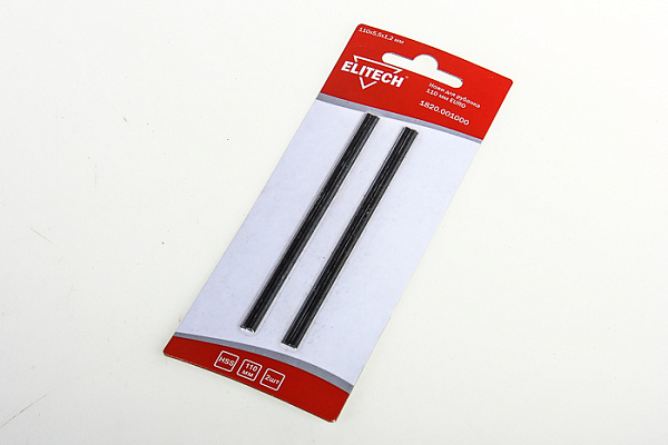Нож для рубанка ELITECH HSS 110мм, 2шт 1820.001000