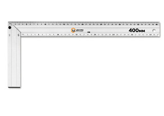 Угольник ЦИ алюминиевый 400мм 0427 (1/6)