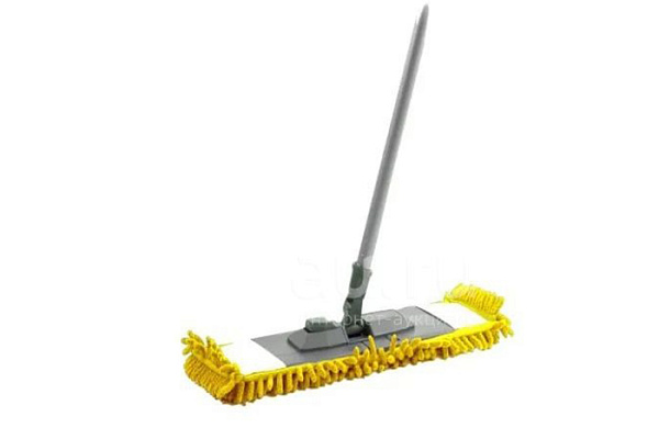 Швабра HAPPY PANDA HP-M15 120см с насадкой из микрофибры лапша