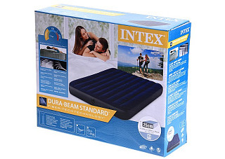 Матрас надувной Intex Classic (152х203х25см, 3уп) (64-759) 
