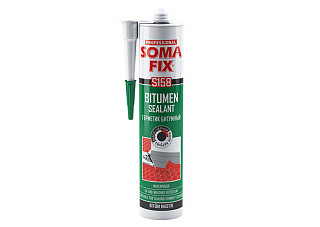 Герметик битумный SOMA FIX черный, 310мл Турция S158 /24