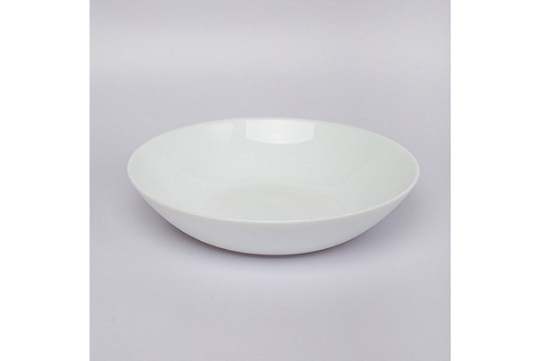 Тарелка для супа круглая 20 см PO-225E  WHITE-ELEGANCE  (30/6)