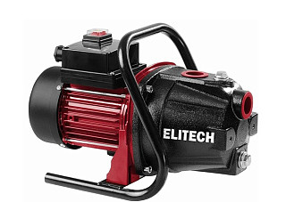 Насос поверхностный ELITECH НП  800Ч (Чугун,800Вт,Напор-40м,Глубина-8м, 4бар, 50л/м)
