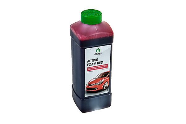 Автошампунь GRASS для бесконтактной мойки AF red 1л (800001) (1/12)